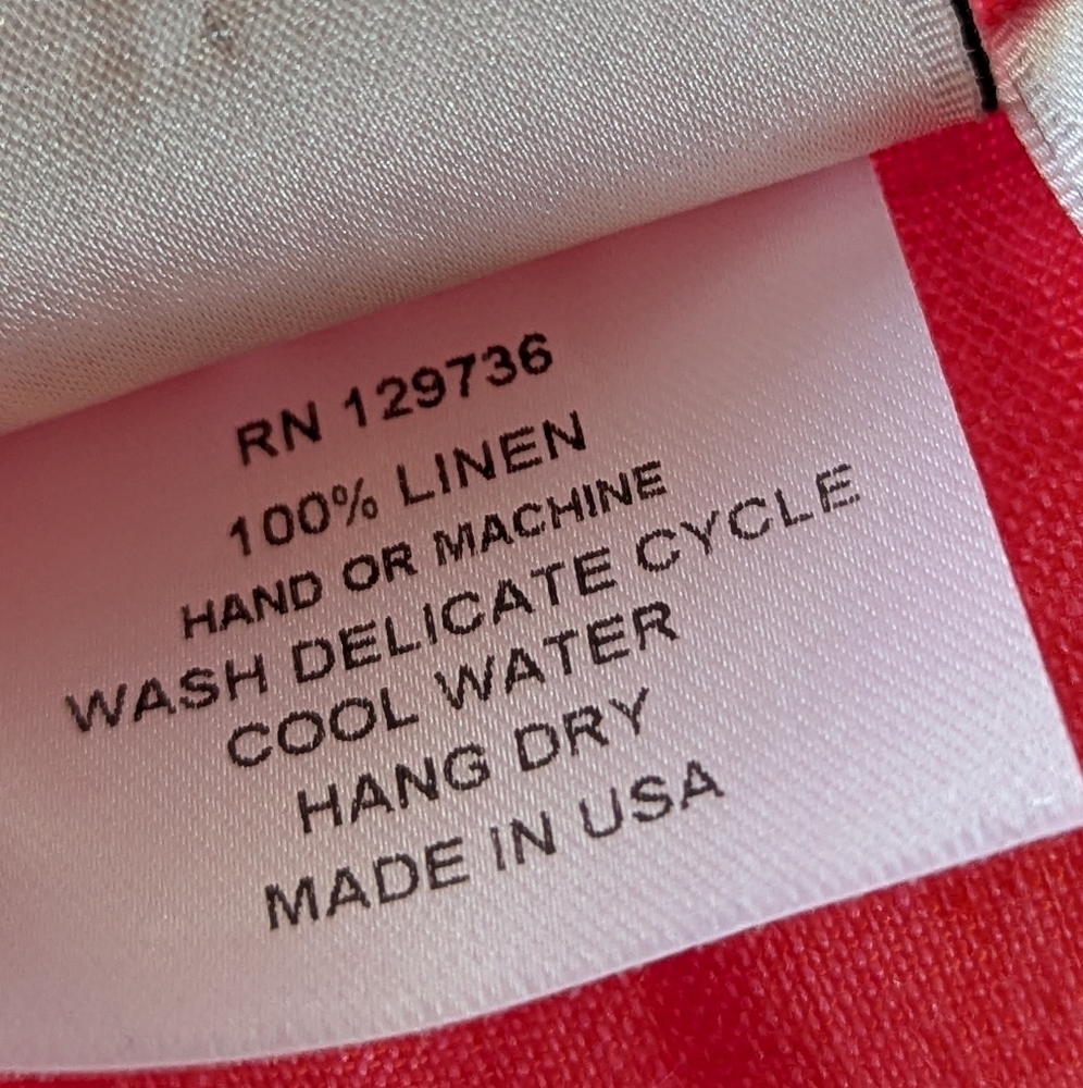 Finley Hattie‎ Linen Dress in Washed Coral Laidback Style | Coastal Boho | Sz S - Picture 6 of 8